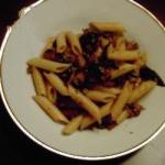 Canadian Pasta Penne with Spinach Garlic and Fungi Appetizer