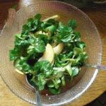 Salad of Chews with Apples and Walnuts recipe