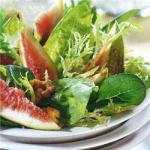 American Leaf Salads with Fresh Figs Appetizer