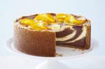 American Marbled Jaffa Cheesecake Recipe Dessert