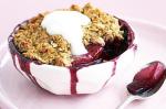 American Pear and Blueberry Crumbles Recipe 1 Appetizer