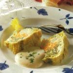Italian Vegetables Pudding with Zabaglione Appetizer