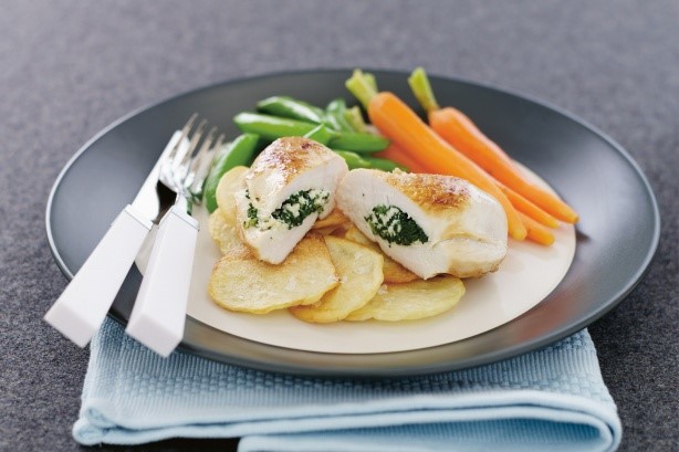 American Ricotta And Spinach Chicken Recipe Appetizer