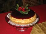 American Vanilla Bean Cheesecake  Ruby Topping Dessert