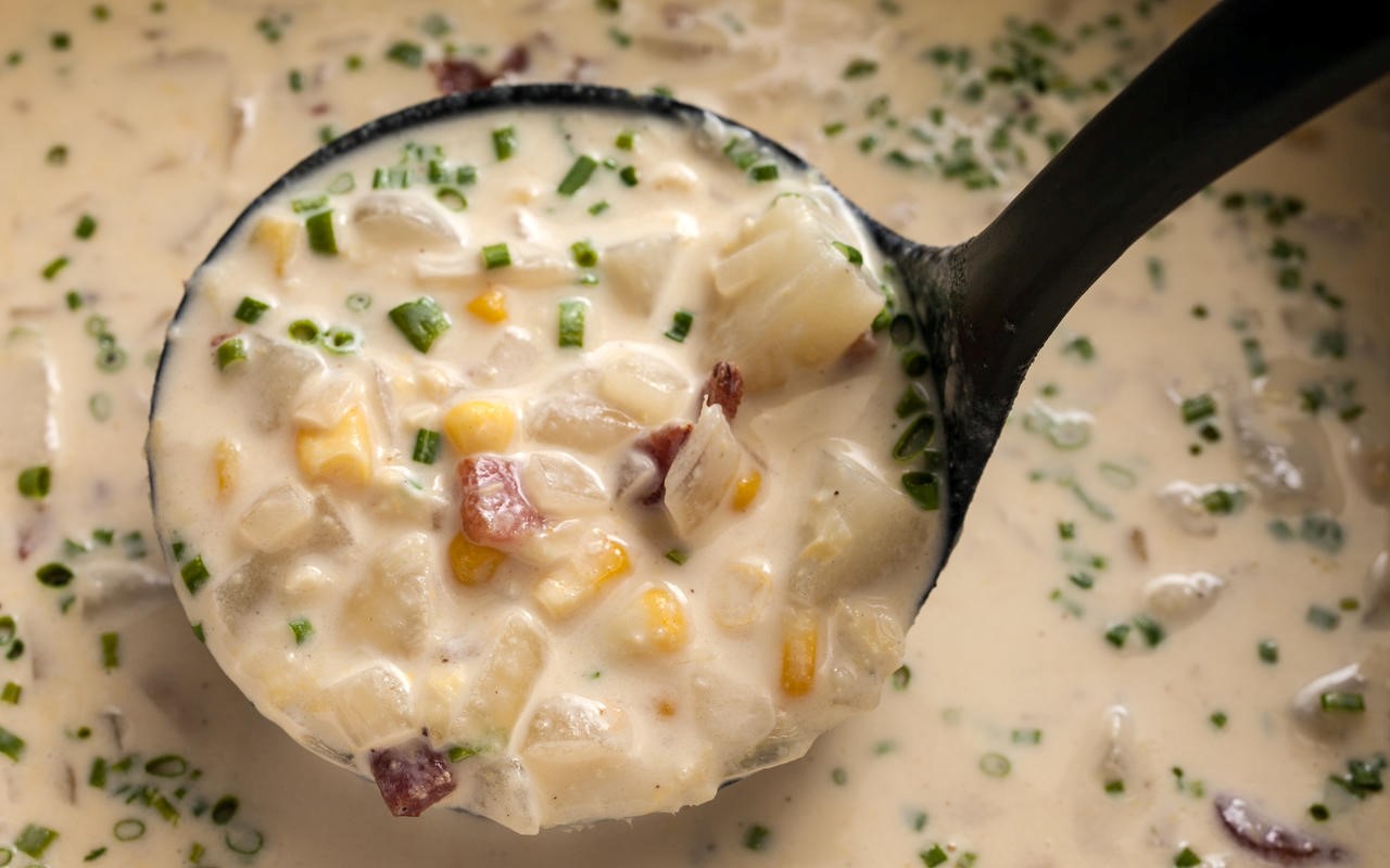 British Summer Corn Chowder Recipe 1 Appetizer