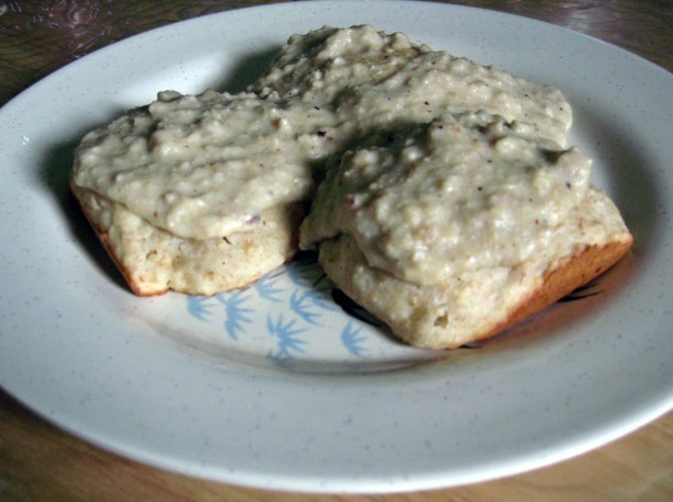 American Vegan Breakfast Biscuit Gravy Breakfast