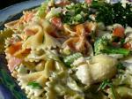 American Tuxedo Bowtie Pasta Salad for Picnics and Potlucks Dinner