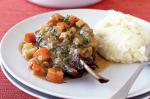 American Lamb Neck Chops With Vegetables Recipe Appetizer