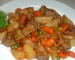 American Nutritious Beef Stew Dinner