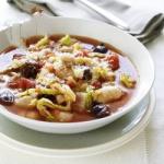 American Tomato Soup with Fasolowa Plums California Dinner