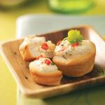 American Sour Cream Cheese Puffs Appetizer