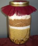 American Brownie Muffin Cups gift Mix in a Jar Dessert