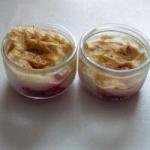 Fast Dessert with Raspberry Cream and Yoghurt recipe