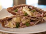 Eggs And Canadian Bacon In Pita Pockets recipe