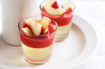 Canadian Sparkling Wine Jellies With Fresh Nectarine Recipe Dessert