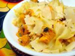 British Pasta Panfried With Butternut Squash Fried Sage and Pine Nuts Dinner
