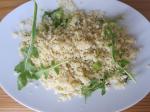 American Arugula and Lemon Couscous Appetizer