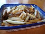 American Baked Fries With Sea Salt and Truffle Oil Appetizer