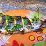 American Trout Baked in the Foil Dinner