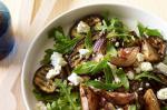 American Eggplant Roasted Red Onion Feta And Mint Salad Recipe Appetizer