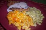 American Southern Living Baked Macaroni and Cheese Dinner