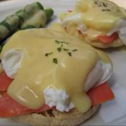 British Eggs Benedict with Smoked Salmon Breakfast