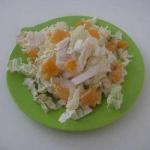 Chinese Chinese Cabbage Salad with Mandarins Appetizer
