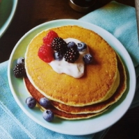 American yogurt pancake Breakfast