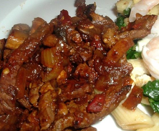 American Paprika Beef and Mushrooms Dinner