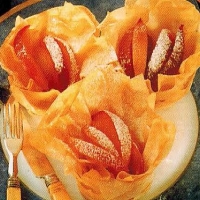 Arabic Peach Baklava Dessert