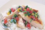 American Grilled Chicken With Grapefruit Salsa Recipe Dinner