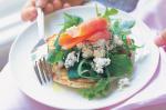 American Sesame And Poppy Seed Pikelets With Smoked Salmon Recipe Appetizer