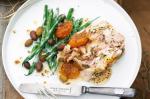 American Chicken Terrine With Spiced Apricots Beans And Olives Recipe Appetizer