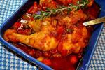 British Chicken With Sweet Peppers and Tomato Appetizer