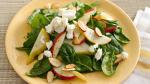 American Glutenfree Pear and Apple Salads with Goat Cheese and Almonds Dessert