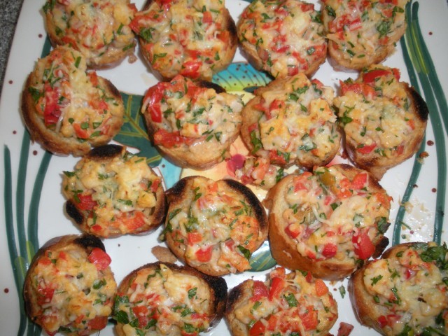 Italian Crab Crostini 3 Appetizer