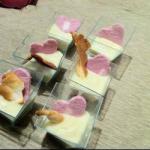 American Cups of Creamed Fennel and Potatoes with Hearts of Mortadella Appetizer
