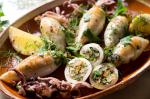 Italian Stuffed Squid Sicilianstyle Recipe Dinner