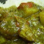 Jamaican Pork Curry with White Rice Dinner