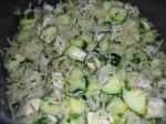 American Lemon Orzo Salad With Zucchini And Fresh Herbs Appetizer