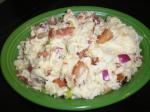 American Potato Salad With Mustard Dressing and Bacon Appetizer