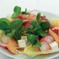 Canadian Smoked Trout and Pancetta Salad Appetizer