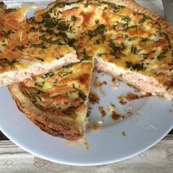 Canadian Tart with Two Salmon Dinner