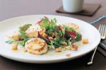 American Warm Salad Of Scallops And Walnuts Recipe Appetizer