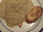 American Salmon Filets With Creamy White Winecrabmeat Sauce Dinner