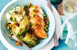 Irish Poached Chicken With Braised Cos And Champ Potatoes Recipe Dinner