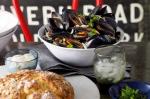 British Mussels In Cider With Soda Bread Recipe Appetizer