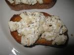 American Applegoat Cheese Bruschetta Dinner