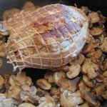 Canadian Roast Veal with Mushrooms BBQ Grill
