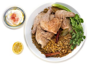 British Chicken With Freekeh Recipe Drink